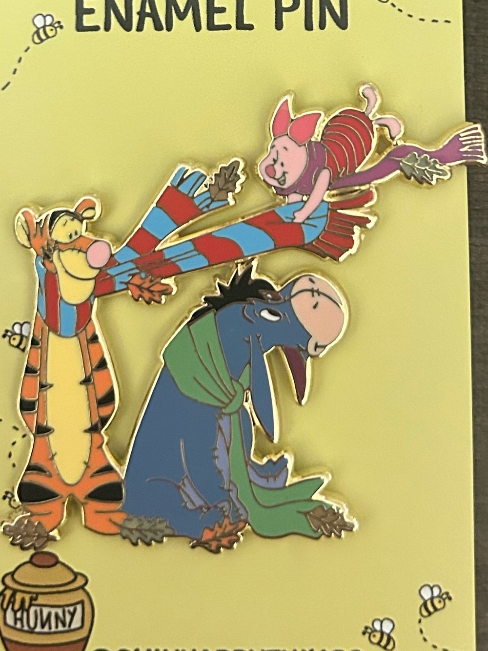 Disney Tigger, Eeyore, and piglet fantasy pin